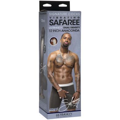 Фаллоимитатор с вибрацией Doc Johnson Safaree Samuels 12 Inch Cock, со слепка пениса, диаметр 5,1 см SO9856 фото