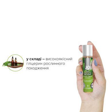Смазка на водной основе JO H2O &mdash; Green Apple (30 мл) без сахара, растительный глицерин SO1481 фото
