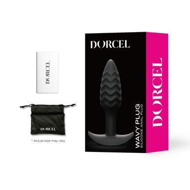 Анальная пробка Dorcel WAVY PLUG, диаметр 3 см, силикон SO8288 фото