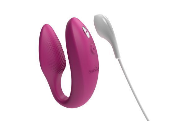 Смарт-вибратор для пар We-Vibe Sync 2 Rose, 10 виброрежимов, пульт ДУ SO8761 фото