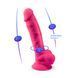 Фаллоимитатор SilexD Tomas Pink (MODEL 1 size 9in), двухслойный, силикон+Silexpan, диаметр 4,9см SO5023 фото 7