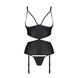 Корсет с открытой грудью Passion JANNIES CORSET XXL/XXXL black, стринги в наборе SO8447 фото 3