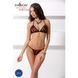 Комплект белья Passion MELISSA BIKINI XXL/XXXL, black, лиф со шнуровкой и трусики-стринги EL15903 фото 3