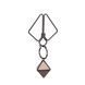 Зажимы для сосков с тяжелой подвеской LOCKINK Nipple Clamps with Heavy Pendant - Grey SX0845 фото 3