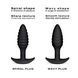 Анальная пробка Dorcel WAVY PLUG, диаметр 3 см, силикон SO8288 фото 4