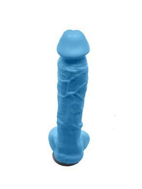 Крафтове мило-член із присоскою Чистий Кайф Blue size XL, натуральне SO2763 фото