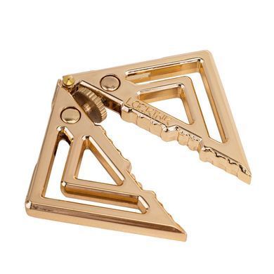 Затискачі для сосків з важкою підвіскою LOCKINK Adjustable Nipple Clamps with Heavy Pendant - Golden SX0846 фото