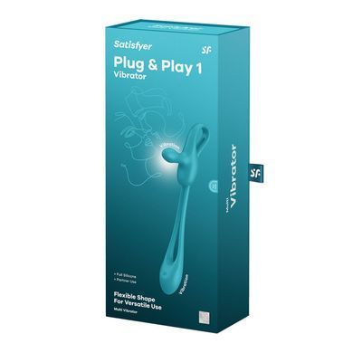 Мультивібратор Satisfyer Plug & Play 1, для неї та для нього, 2 мотори SX0542 фото