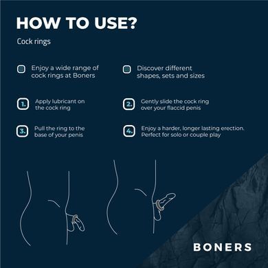 Эрекционное кольцо Boners Ergo Cockring SX2203 фото