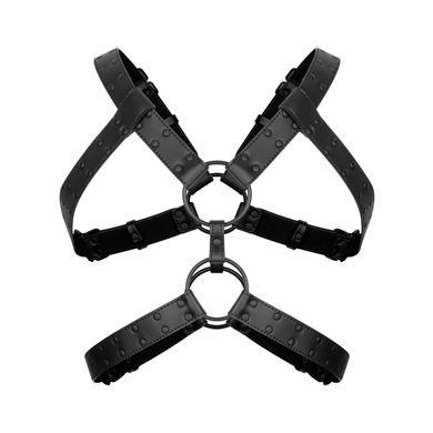 Портупея Bedroom Fantasies: Rocco Bondage Harness, чорна SO8827 фото