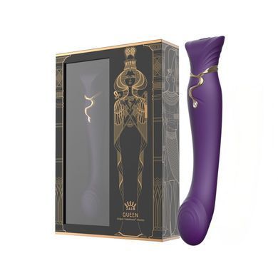 Смартвибратор Zalo &mdash; Queen Twilight Purple, пульсирующая жемчужина, кристалл Swarovski SX2294 фото