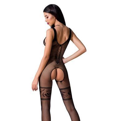 Бодистокинг Passion BS069 black, комбинезон, имитация чулок и боди PBS069B фото