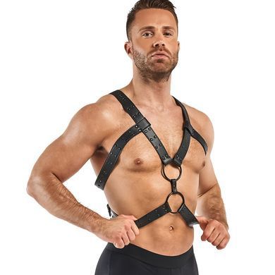 Портупея Bedroom Fantasies: Rocco Bondage Harness, чорна SO8827 фото