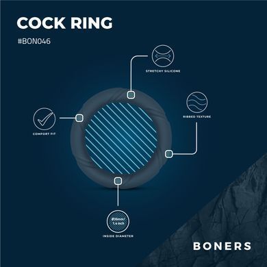 Эрекционное кольцо Boners Ergo Cockring SX2203 фото