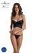 Комплект Passion KERRIA SET black, L/XL, сетка+кружево, бюстье и стринги SX0491 фото 1