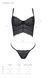 Комплект Passion KERRIA SET black, L/XL, сетка+кружево, бюстье и стринги SX0491 фото 5