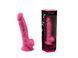 Фаллоимитатор SilexD Johnny Pink Glow in the dark, двухслойный, силикон+Silexpan, диаметр 3,5см SO7026 фото 8