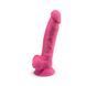 Фаллоимитатор SilexD Johnny Pink Glow in the dark, двухслойный, силикон+Silexpan, диаметр 3,5см SO7026 фото 1