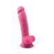 Фаллоимитатор SilexD Johnny Pink Glow in the dark, двухслойный, силикон+Silexpan, диаметр 3,5см SO7026 фото 2