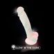 Фаллоимитатор SilexD Johnny Pink Glow in the dark, двухслойный, силикон+Silexpan, диаметр 3,5см SO7026 фото 9