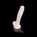 Фаллоимитатор SilexD Johnny Pink Glow in the dark, двухслойный, силикон+Silexpan, диаметр 3,5см SO7026 фото 10