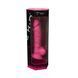 Фаллоимитатор SilexD Johnny Pink Glow in the dark, двухслойный, силикон+Silexpan, диаметр 3,5см SO7026 фото 7