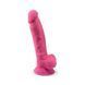 Фаллоимитатор SilexD Johnny Pink Glow in the dark, двухслойный, силикон+Silexpan, диаметр 3,5см SO7026 фото 3