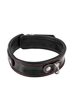 Ошейник из натуральной кожи Fetish Tentation Premium Patent leathe chocker SX1094 фото