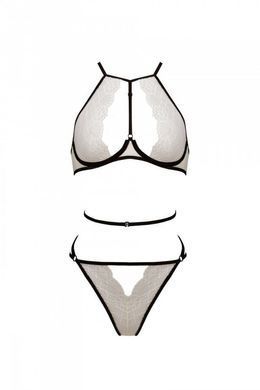 Комплект белья Passion CHIKA SET, L/XL, cream, топ, трусики SO9698 фото