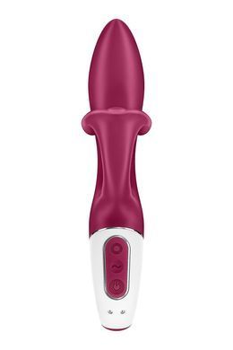 Вибратор кролик с тройным отростком Satisfyer Embrace me Berry, 2 мотора, диаметр 3,6 см SO6285 фото
