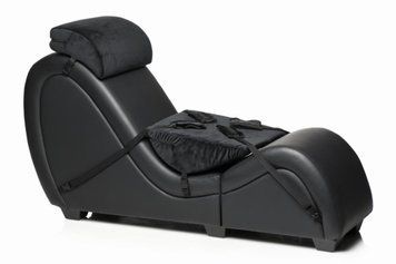 Секс-кресло с подушками Master Series Kinky Sex Lounge with Cushions - Black SX1192 фото