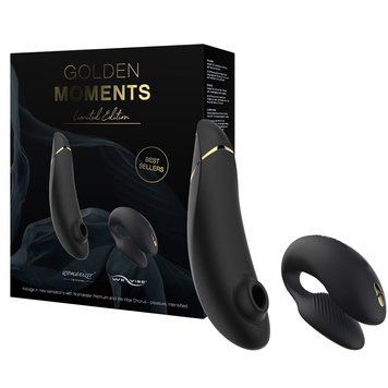 Премиальный подарочный набор Golden Moments: Womanizer Premium и We-Vibe Chorus Black SX2518 фото