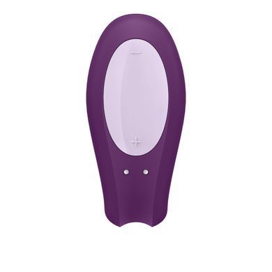 Смарт-вибратор для пар Satisfyer Double Joy Violet с широким клиторальным стимулятором SO3899 фото