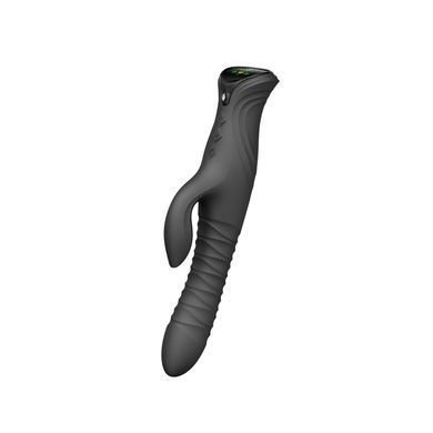 Пульсатор-кролик с вибрацией Zalo Mose 2 Obsidian Black SX2688 фото
