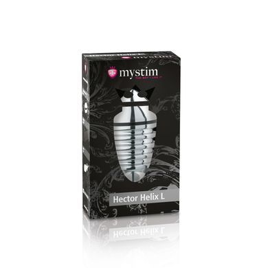 Металлическая анальная пробка Mystim Hector Helix L для электростимулятора, диаметр 5 см SO2962 фото