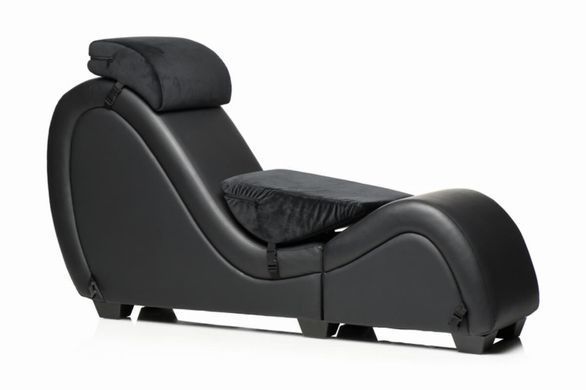 Секс-кресло с подушками Master Series Kinky Sex Lounge with Cushions - Black SX1192 фото