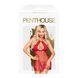 Комплект сорочка в стиле 60-х и трусики с доступом Penthouse - Libido Boost Red S/M SO5277 фото 3