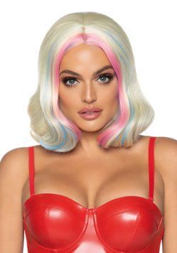 Парик Харли Квинн Leg Avenue Harley wavy bob wig, короткий, 36 см SO7943 фото