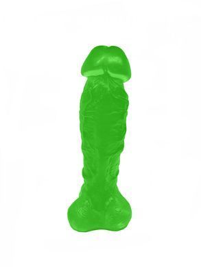 Крафтовое мыло-член с присоской Чистий Кайф Green size XL, натуральное SO2765 фото