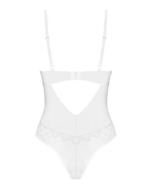 Боди Obsessive Alissium Teddy XS/S, лиф с мягкой чашкой, высокие вырезы для ног SX0594 фото