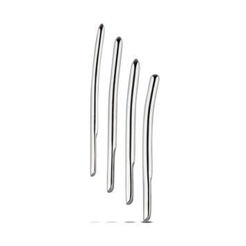 Набор уретральных стимуляторов Sinner Gear Unbendable &ndash; Single Ended 4 шт, диаметры 9,10,11,12мм SO4585 фото