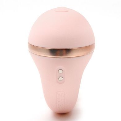 Вакуумный вибратор KISTOY Tina Mini Light Pink, вагинально-клиторальный SO6541 фото