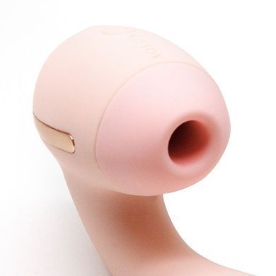 Вакуумный вибратор KISTOY Tina Mini Light Pink, вагинально-клиторальный SO6541 фото