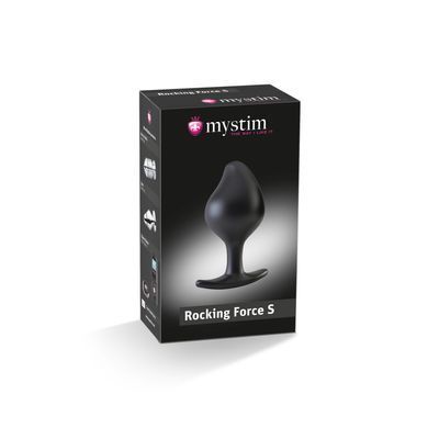 Силиконовая анальная пробка Mystim Rocking Force S для электростимулятора, диаметр 3,7 см SO2963 фото