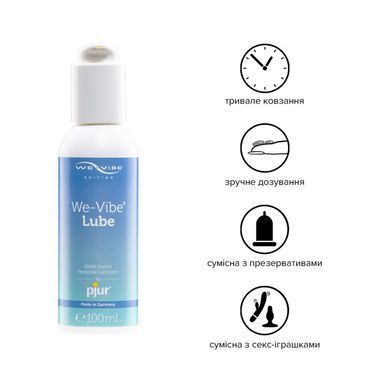 Лубрикант на водной основе pjur We-Vibe Lube 100 мл с дозатором PJ12800 фото
