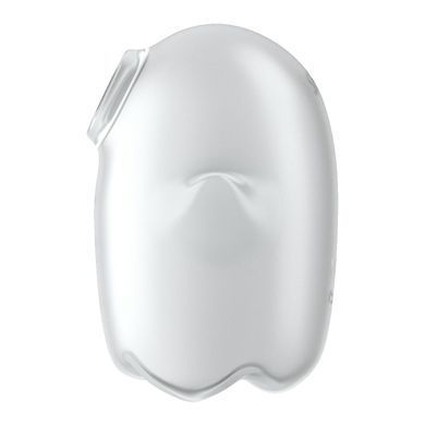 Вакуумный клиторальный стимулятор с вибрацией Satisfyer Glowing Ghost White, светится в темноте SX0544 фото