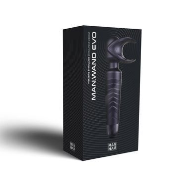 Мастурбатор-вибромассажер Manwan MAN.WAND EVO Black Plum, отлично для пар, виброминет SX1383 фото