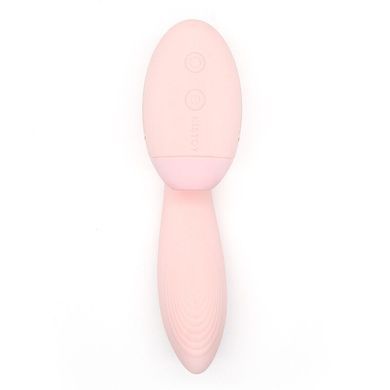 Вакуумный вибратор KISTOY Tina Mini Light Pink, вагинально-клиторальный SO6541 фото