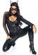 Эротический костюм супергероя-кошечки Leg Avenue Wicked Kitty S, комбинезон, пояс, маска, ушки SO9128 фото 5