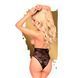 Боди с глубоким декольте и высокими трусиками Penthouse - Toxic Powder Black M/L SO4379 фото 2